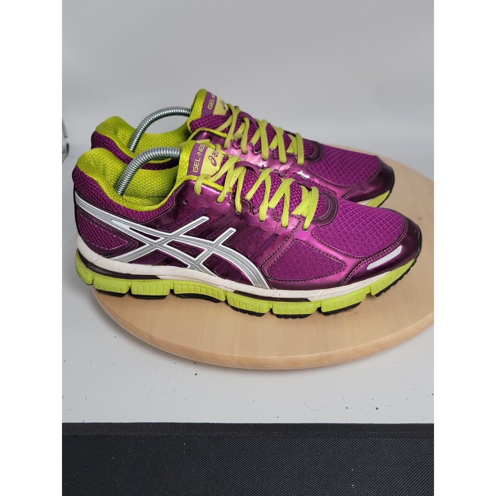 ASICS Women's Size 11 Shoes Sneakers Gel Neo 33-2 Purple Green Running